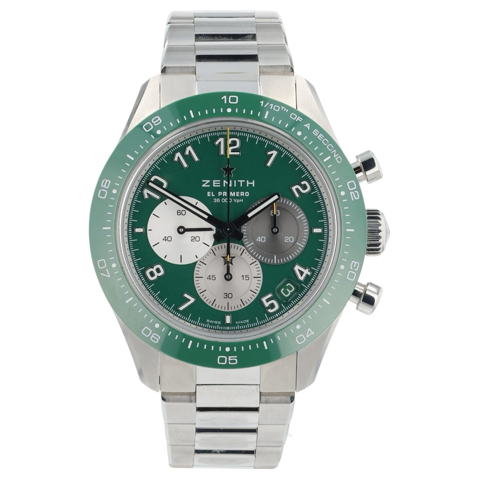 Zenith Chronomaster Aaron Rodgers Green Dial 41mm Automatic Men’s 03.3117.3600