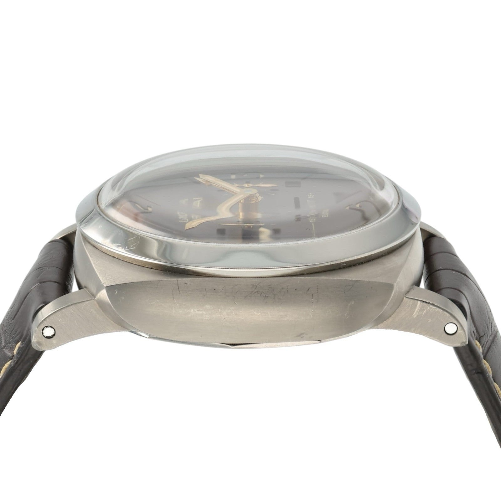 Panerai Luminor GMT Brown Dial Titanium 47mm Manual Wind Men’s Watch PAM00656