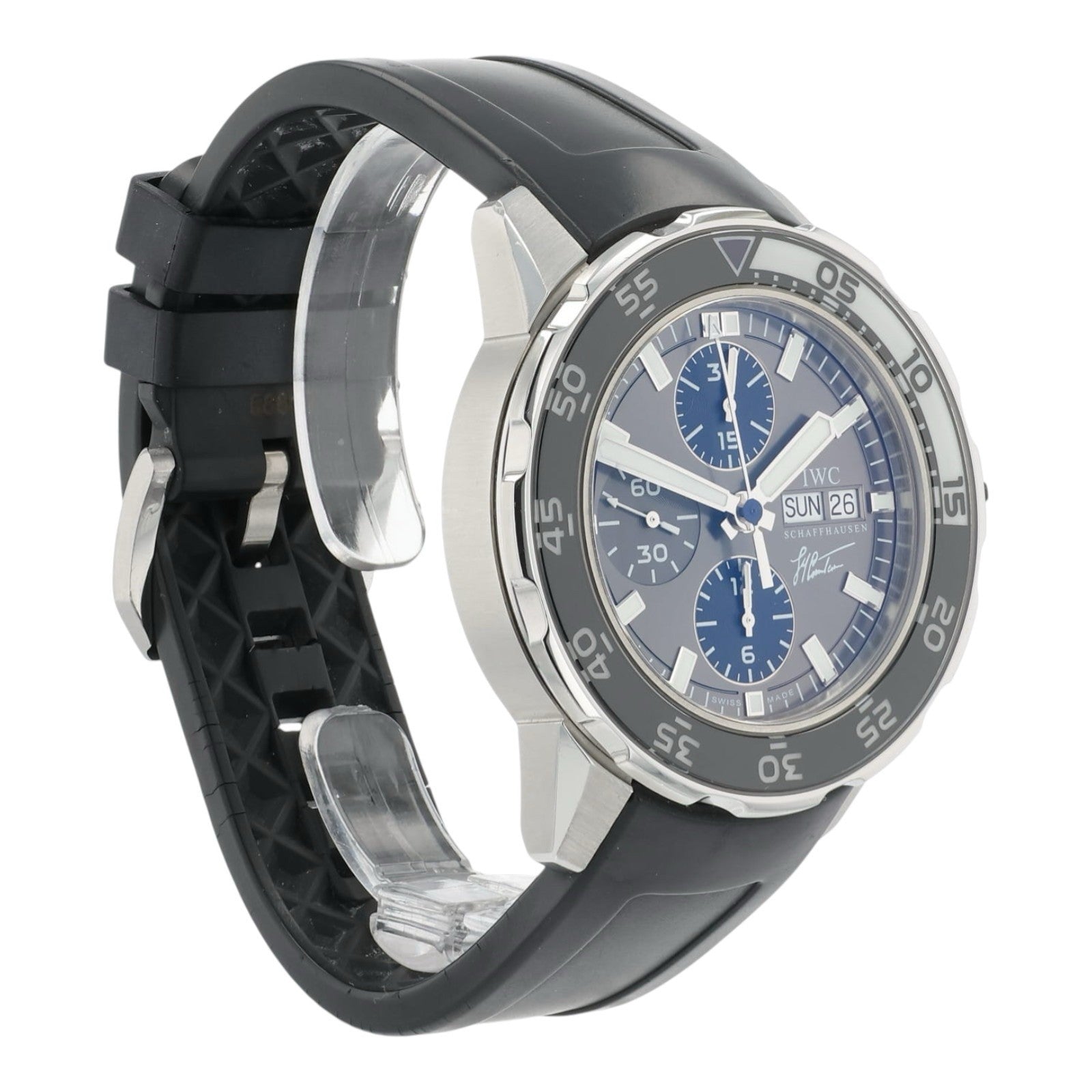 IWC Aquatimer 44mm Jacques-Yves Cousteau Grey Dial Stainless Steel IW376706