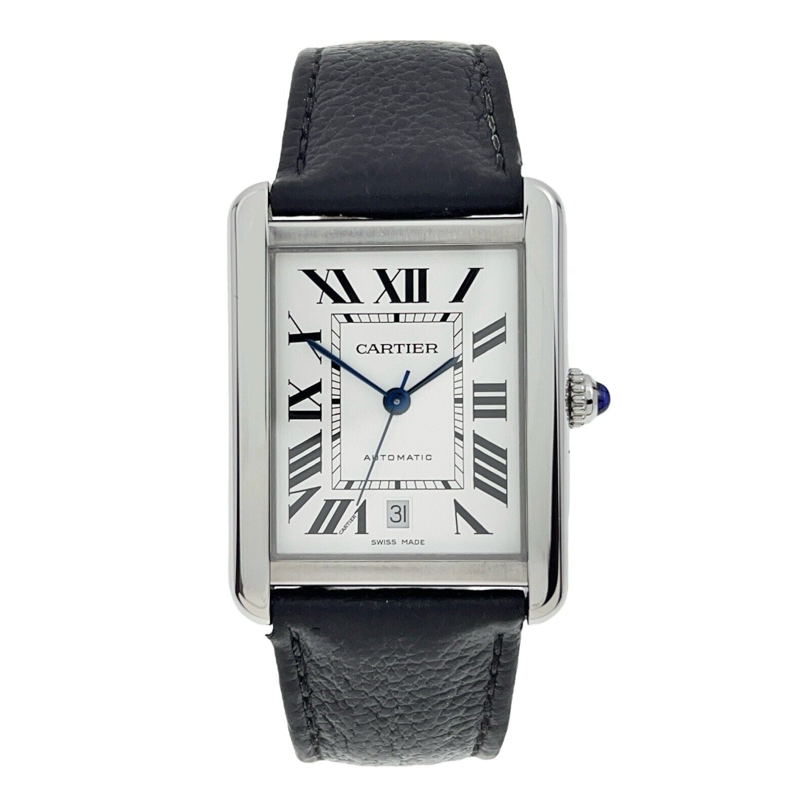 Cartier Tank Solo XL Steel 31mm Automatic Men’s Watch WSTA0029 - Box/Papers