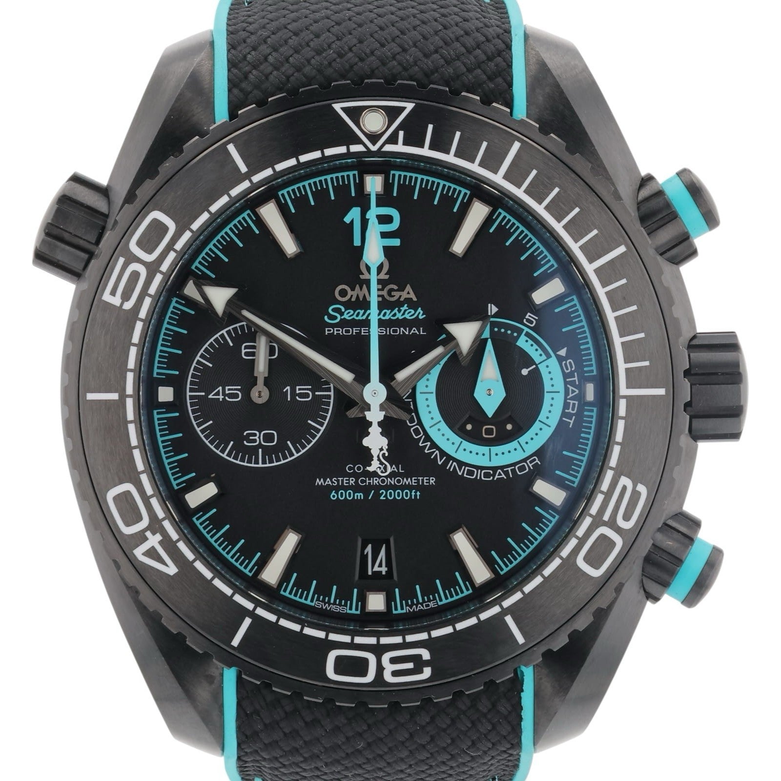 Omega Seamaster Ceramic Black Dial 45.5mm Automatic Mens 215.92.46.51.01.003