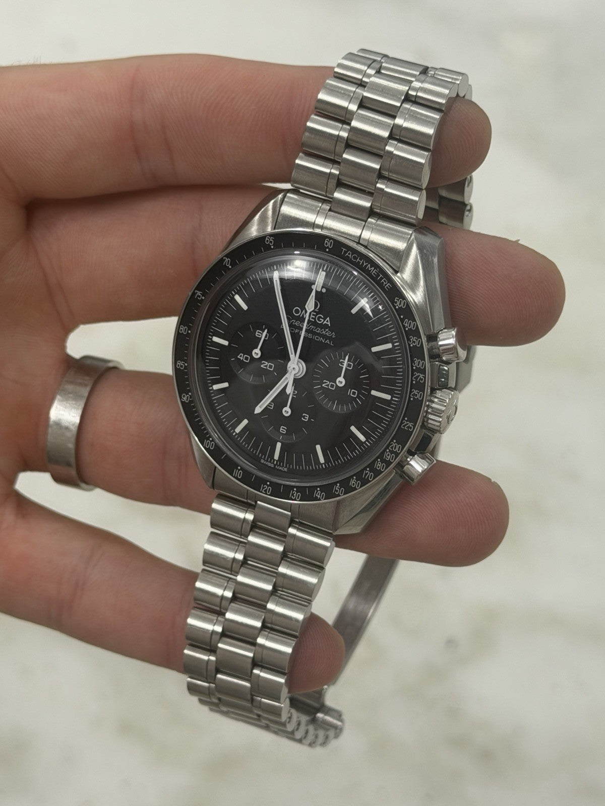 Omega Speedmaster Steel Black Dial 42mm Manual Mens Watch 310.30.42.50.01.001