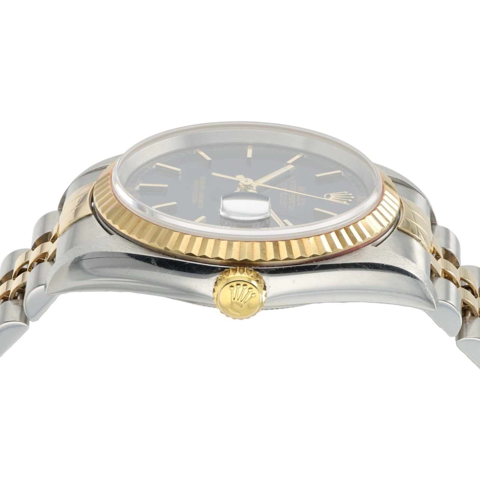Rolex Datejust Blue Dial Gold & Steel 36mm Automatic Movement Mens Watch 16233