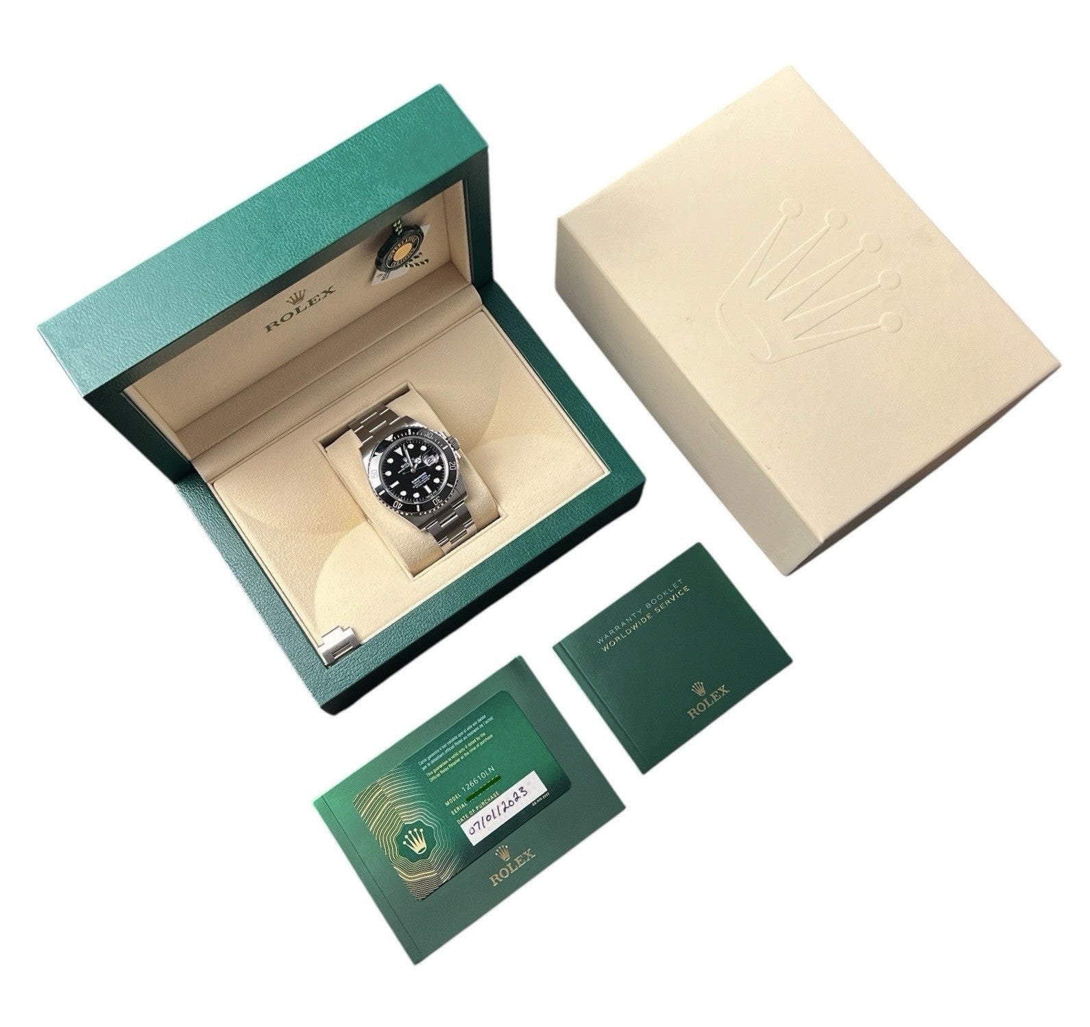 Rolex Submariner Black Dial Stainless Steel 41mm Automatic Men’s Watch 126610LN