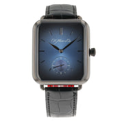 H Moser & Cie Swiss Alp Steel Blue Dial 38x44mm Manual Wind Mens Watch 5324-0201