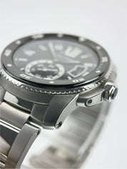 Cartier Calibre de Cartier Steel Black Dial 42mm Automatic Men's Watch W7100057
