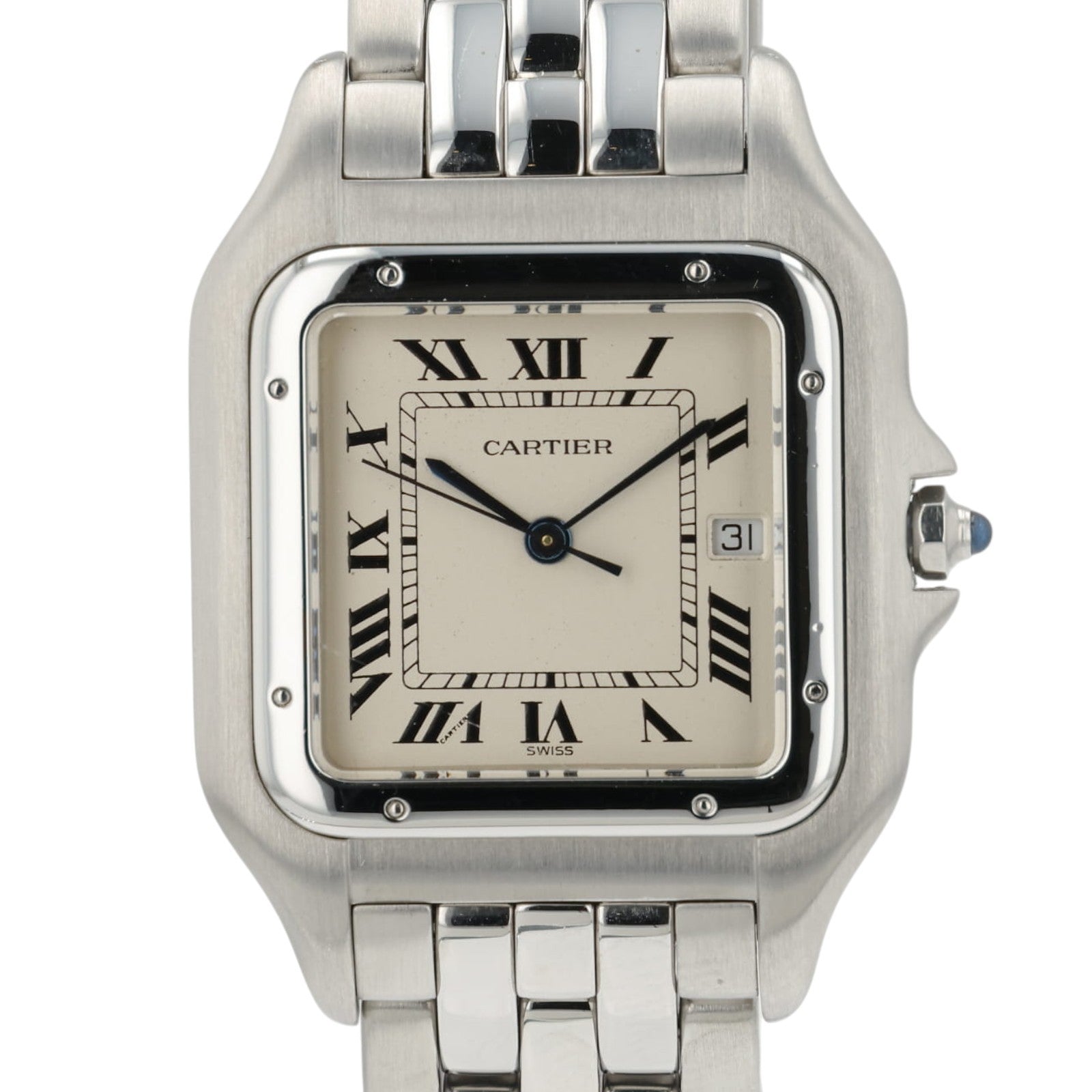 Cartier Panthere de Cartier Silver Dial Stainless Steel 29x40mm Quartz W25032P5