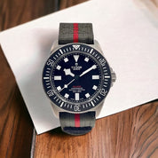 2023 Tudor Pelagos FXD 25717N Titanium 42mm Fabric Strap Watch - Box & Papers