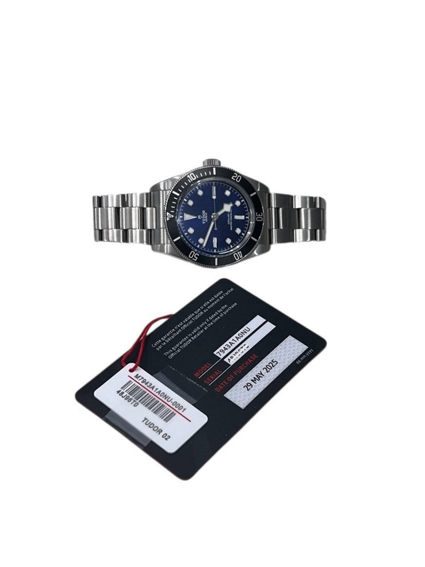 Tudor Black Bay Stainless Steel Blue Dial 43mm Automatic Mens Watch 7943A1A0NU