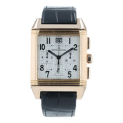 Jaeger LeCoultre Reverso 18k Rose Gold Silver Dial 35x41mm Automatic Q7012620
