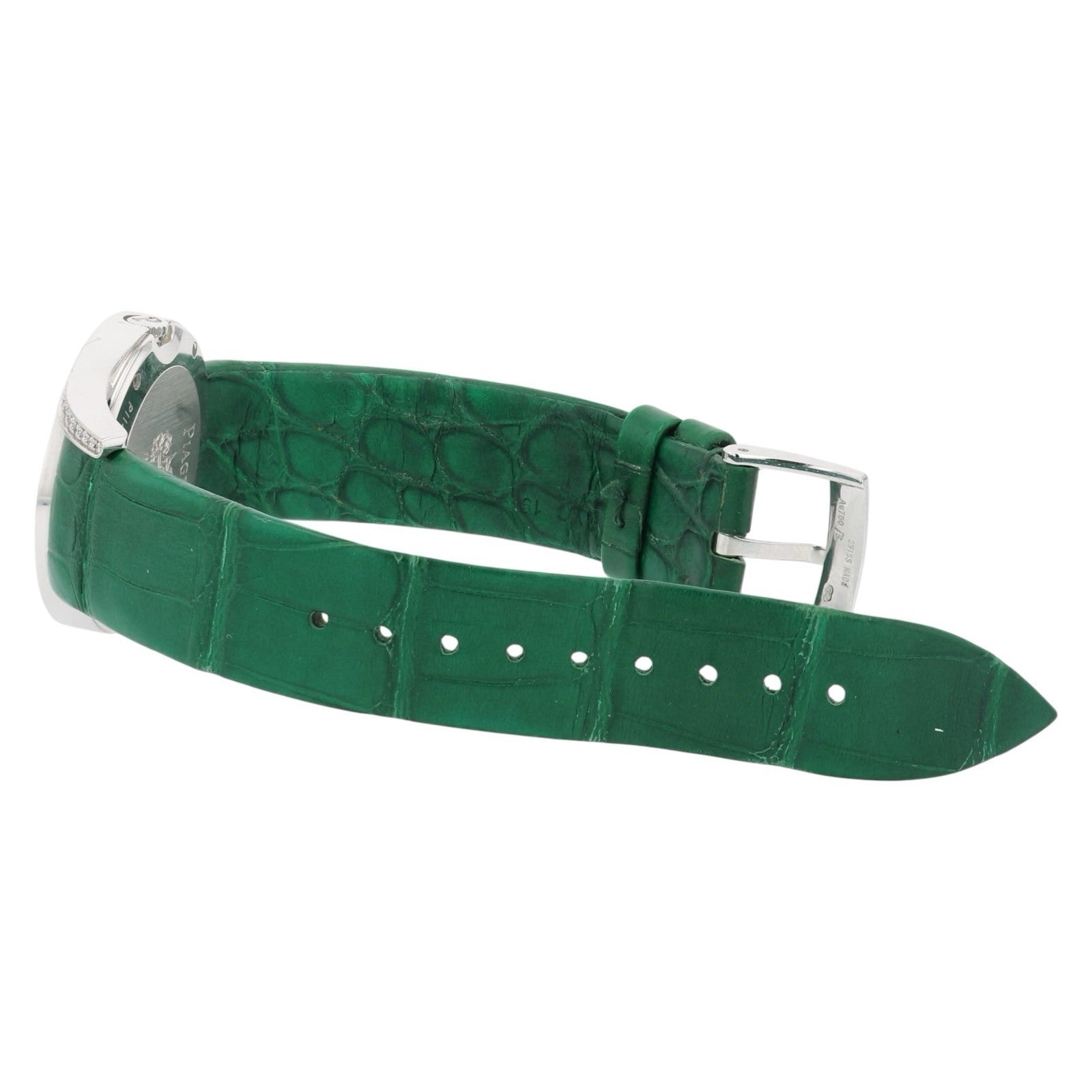 Piaget Limelight 18k White Gold Malachite Green 32mm Ladies Watch G0A43160