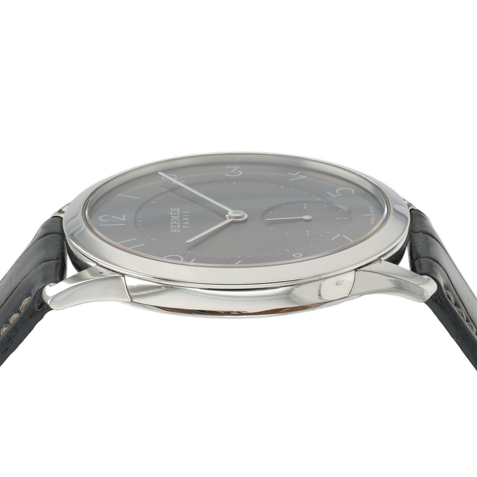 Hermes Slim D’hermes Gray Dial Stainless Steel 39.5mn Auto Men’s Watch CA2.810
