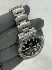 TUDOR Black Bay Pro Stainless Steel GMT Men's Black Dial Watch 79470-0001