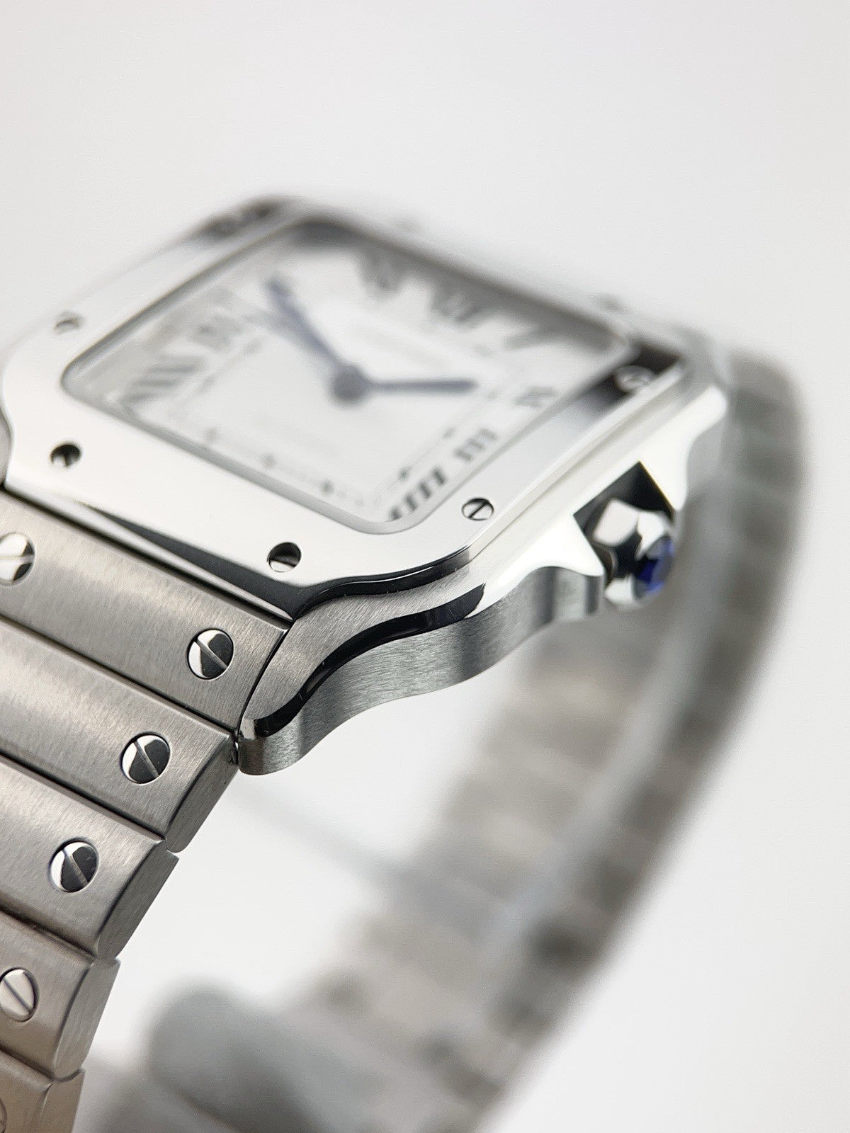 Cartier Santos Stainless Steel Silver Dial 35mm Automatic Men's Watch WSSA0029