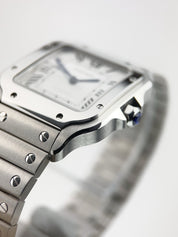 Cartier Santos Stainless Steel Silver Dial 35mm Automatic Men's Watch WSSA0029