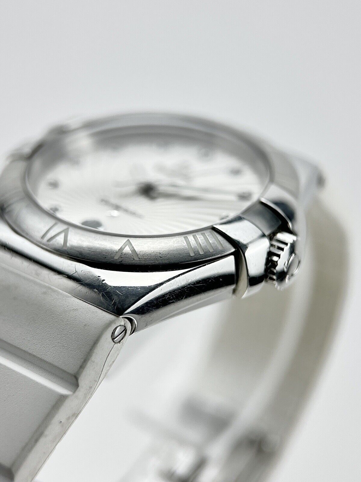 Omega Watch Constellation White Dial Diamond 123.12.35.60.52.001 Quartz Movement