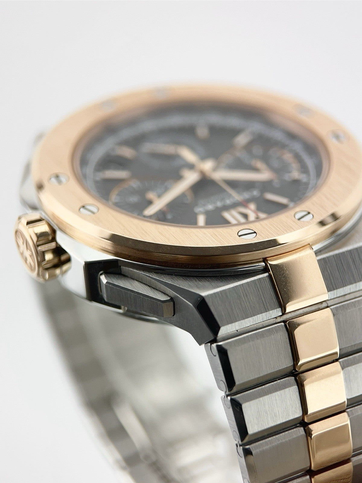 Chopard Alpine Eagle Gold & Steel Black Dial 44mm Men’s Watch 298609-6001