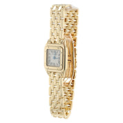 Cartier Panthere Mini White Dial 18k Gold 17mm Quartz Ladies Watch W25034B9