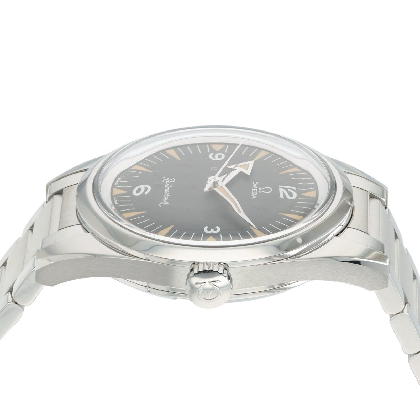 Omega Railmaster Black Dial Stainless Steel 38mm Automatic 220.10.38.20.01.002