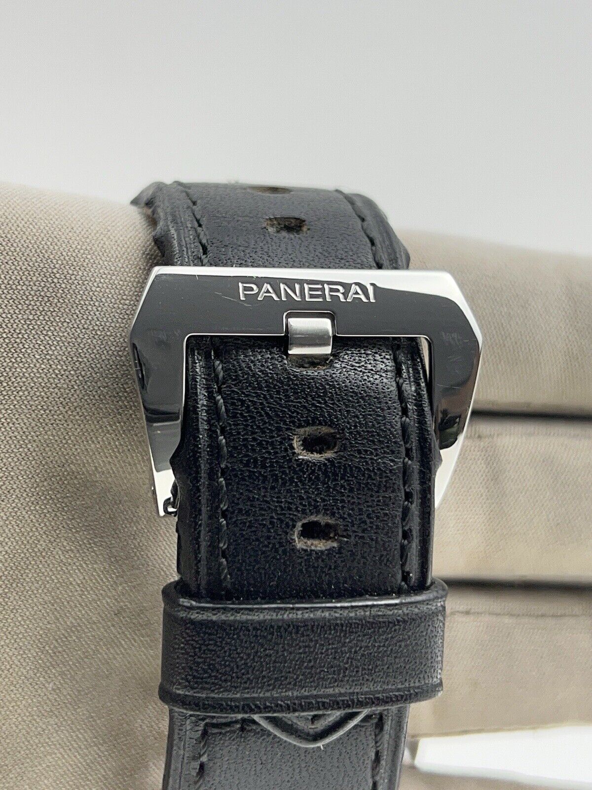 Panerai Luminor Base Steel White Dial 44mm Manual Wind Men’s Watch PAM00114