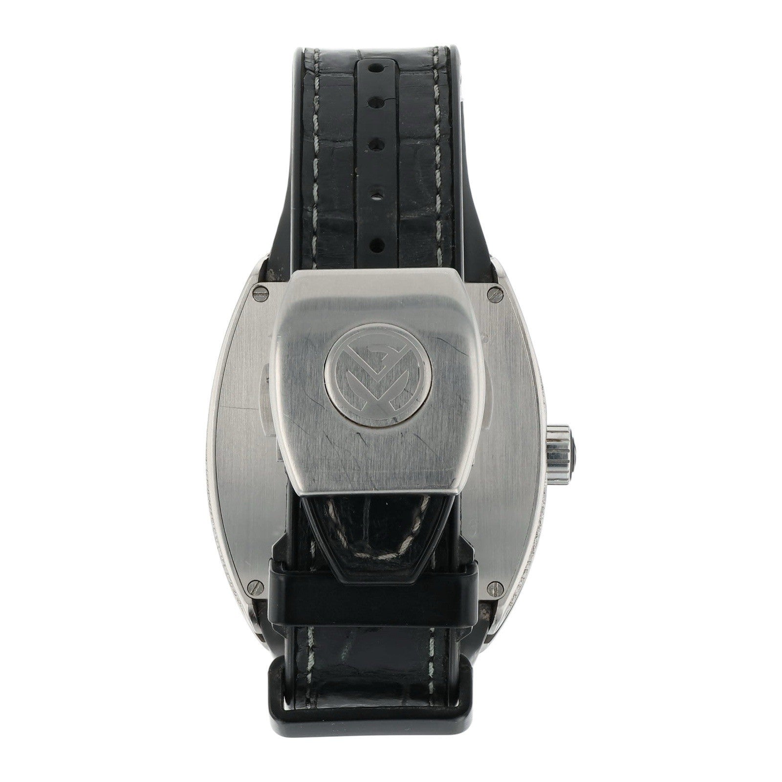 Franck Muller Vanguard Diamond Steel Silver Dial 44mm Automatic Mens V45