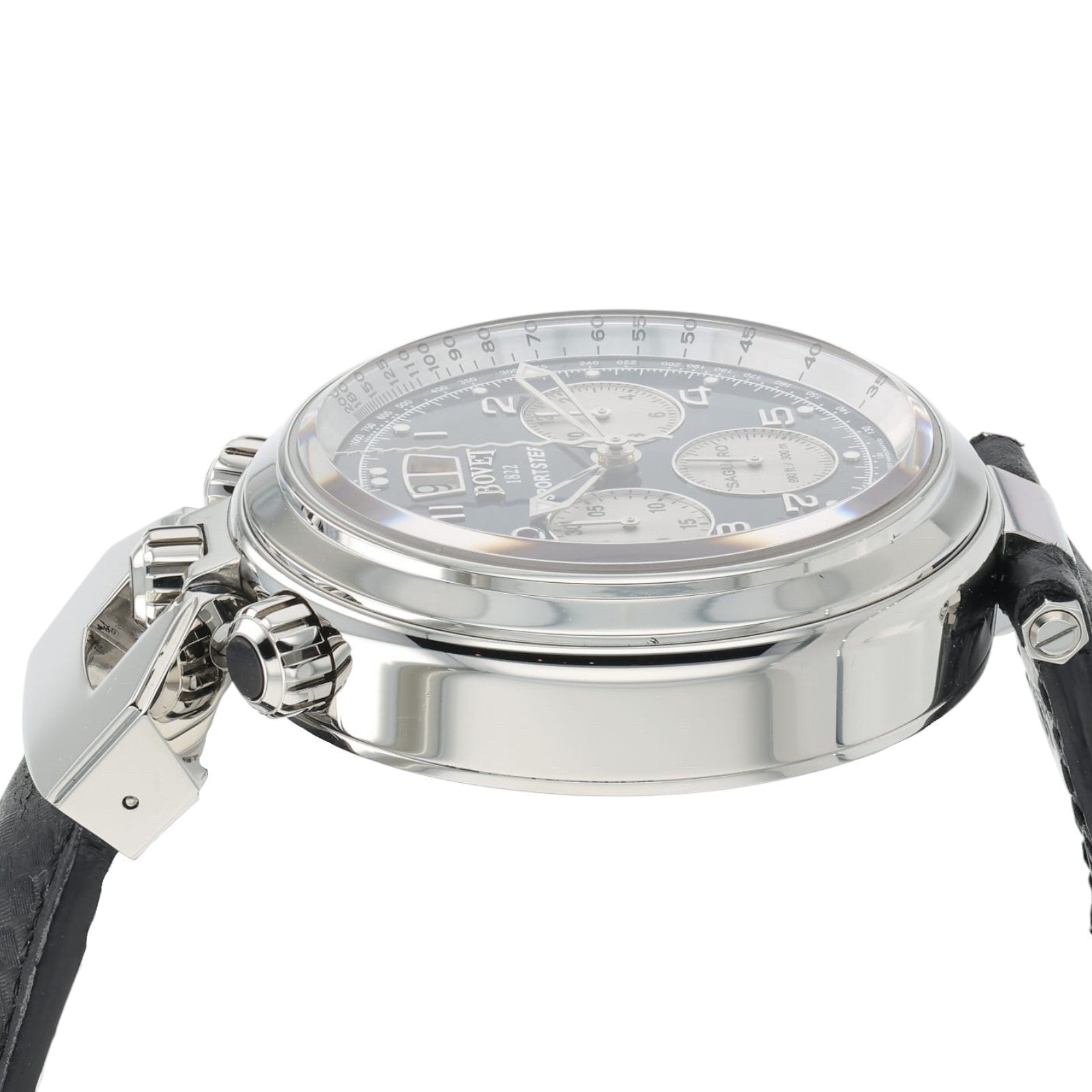 NEW 2025 Bovet Sportster Saguaro Steel Blue Dial 46mm Auto Men's Watch SP0477