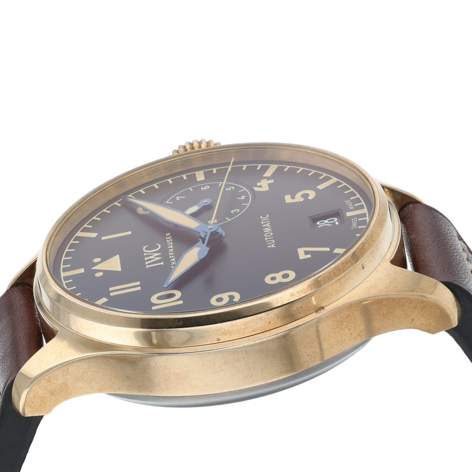 IWC Big Pilot Bronze 7 Days Black Dial 46.2mm Automatic Men’s Watch IW501005