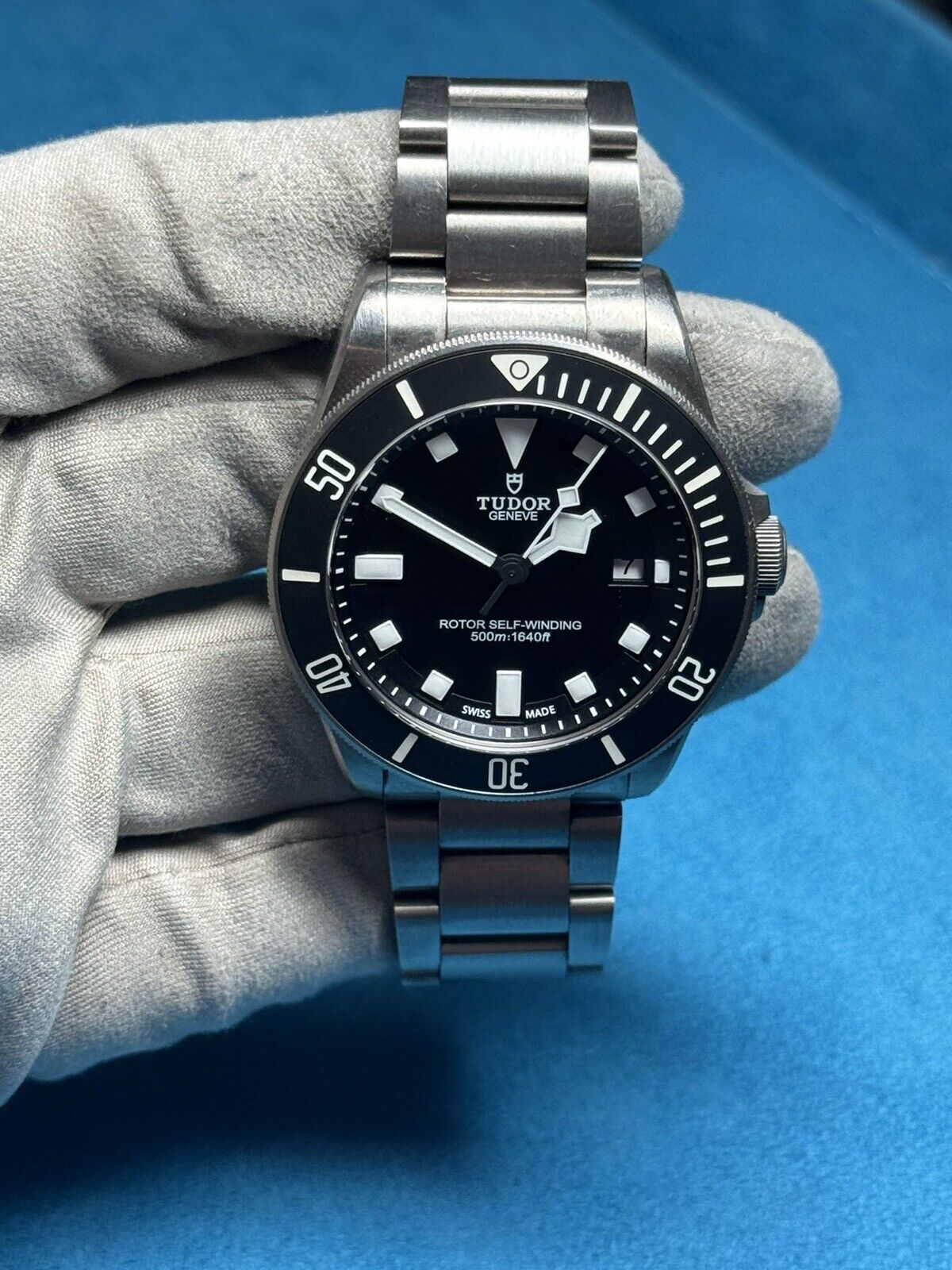 TUDOR Pelagos 25500TN Automatic Titanium Watch Black Dial Mens - Watch Only