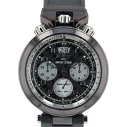 NEW 2025 Bovet Sportster Steel Black Carbon Dial 46mm Automatic Mens SP0468