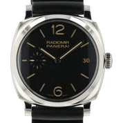 Panerai Radiomir Black Dial Stainless Steel 47mm Manual Wind Mens Watch PAM00514