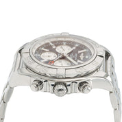 Breitling Chronograph GMT Black Dial Stainless Steel 47mm Automatic Mens AB0410