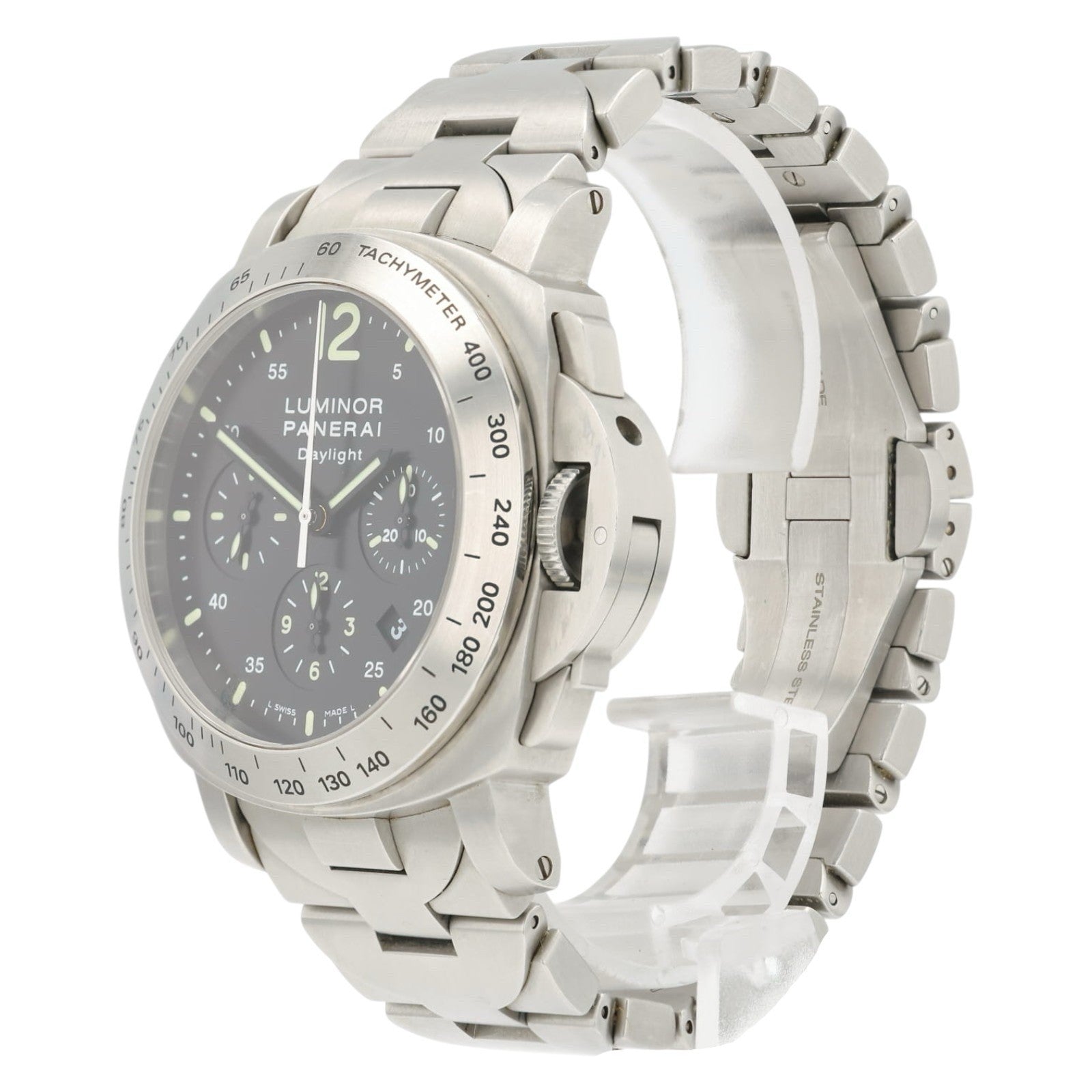 Panerai Luminor Daylight Black Dial Stainless Steel 44mm Automatic Mens PAM00236