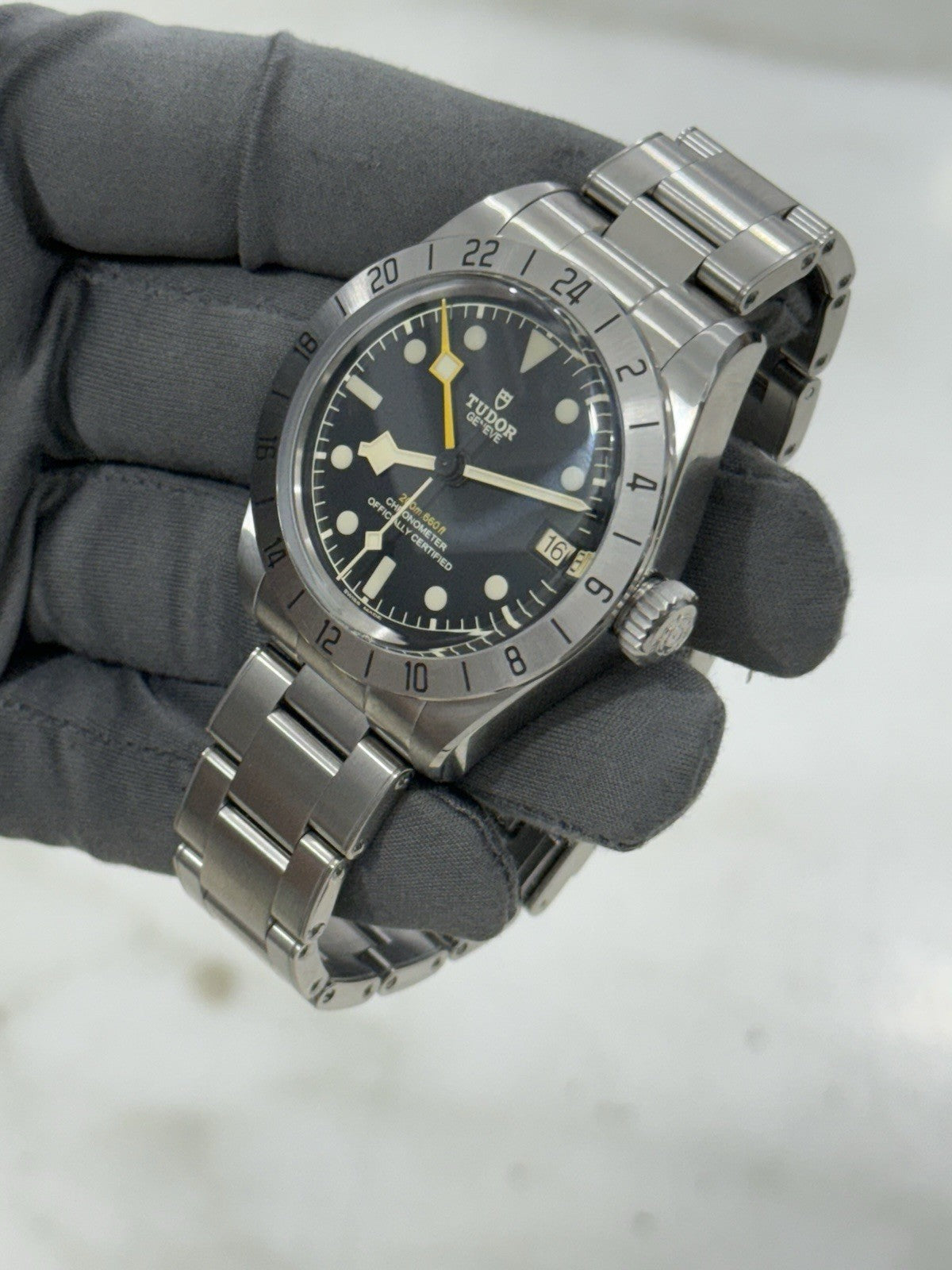 2023 Tudor Black Bay Pro Stainless Steel GMT Men's Black Dial Watch 79470