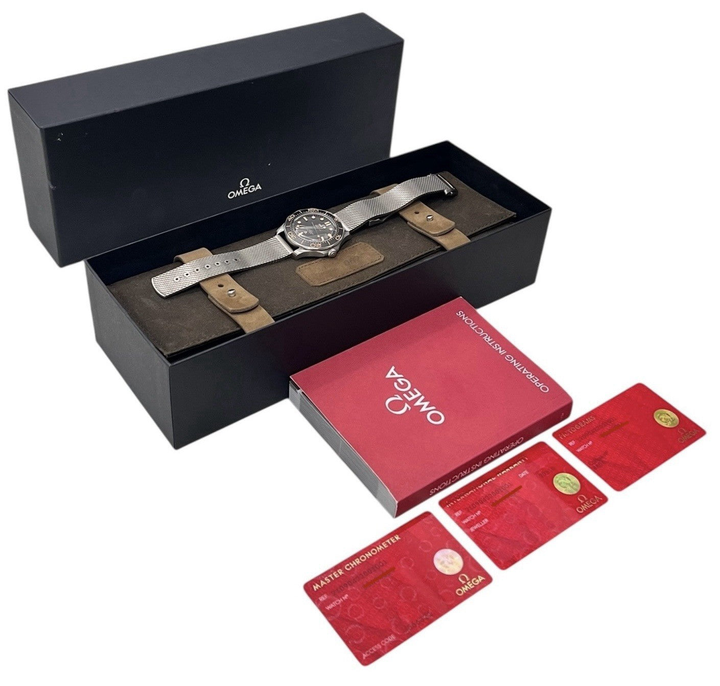 Omega No Time to Die Titanium Brown Dial 42mm NTTD Watch 210.90.42.20.01.001