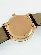 Omega De Ville 18k Rose Gold Silver Dial 39.5mm Auto Watch 424.53.40.21.02.001