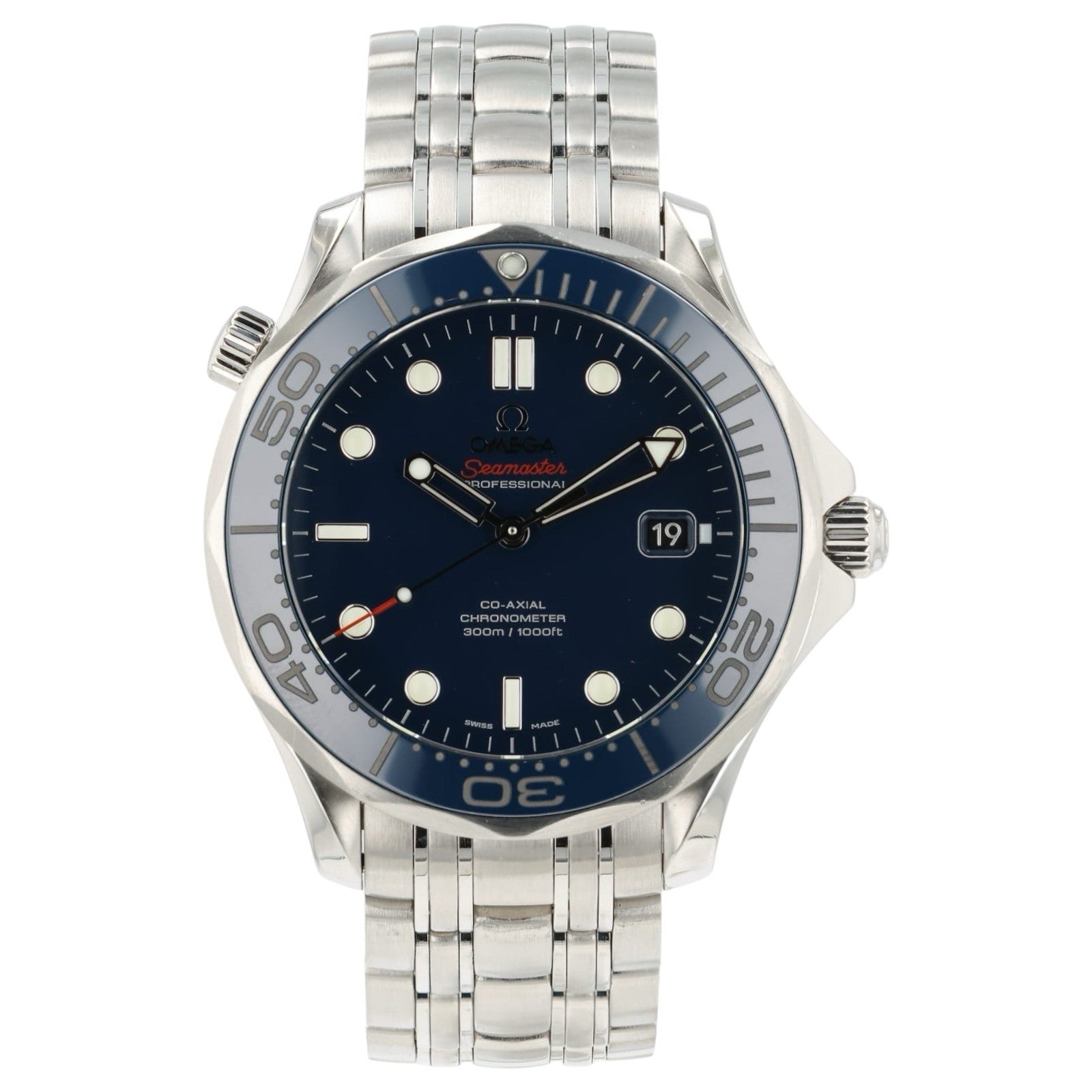 Omega Seamaster Blue Dial Stainless Steel 41mm Automatic 212.30.41.20.03.001