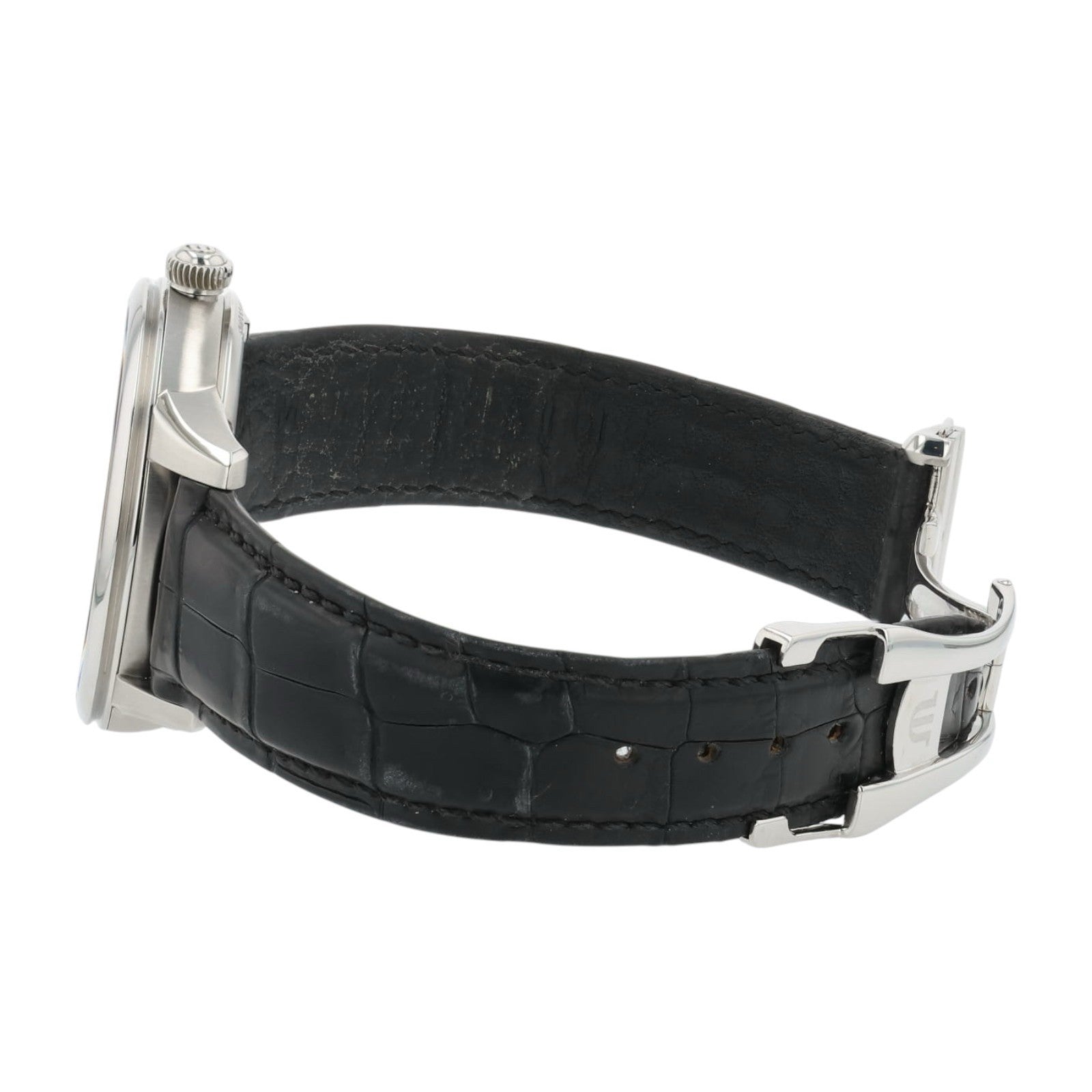 Maurice Lacroix Stainless Steel Skeleton Dial 43mm Manual Wind Mens Watch MP7228