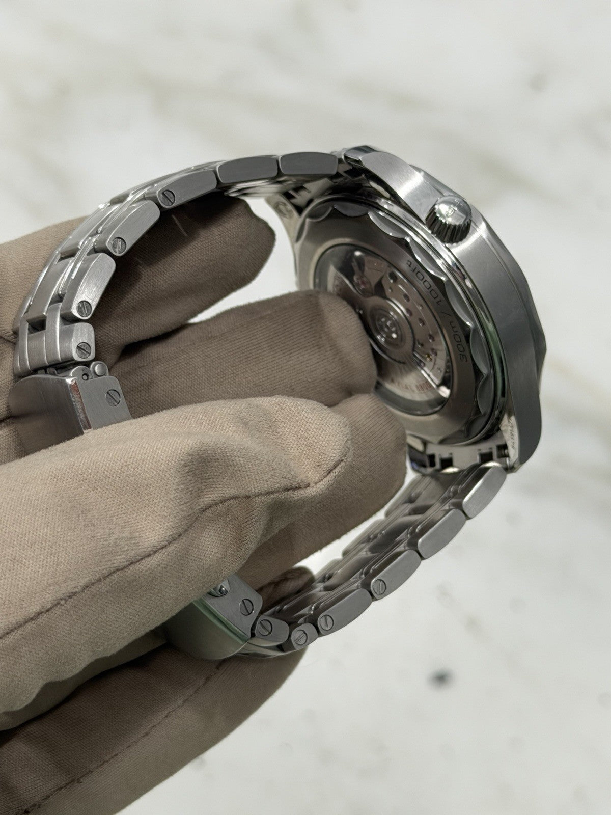 2022 Omega Seamaster Wave 300m Diver Blue Ceramic Watch 210.30.42.20.03.001