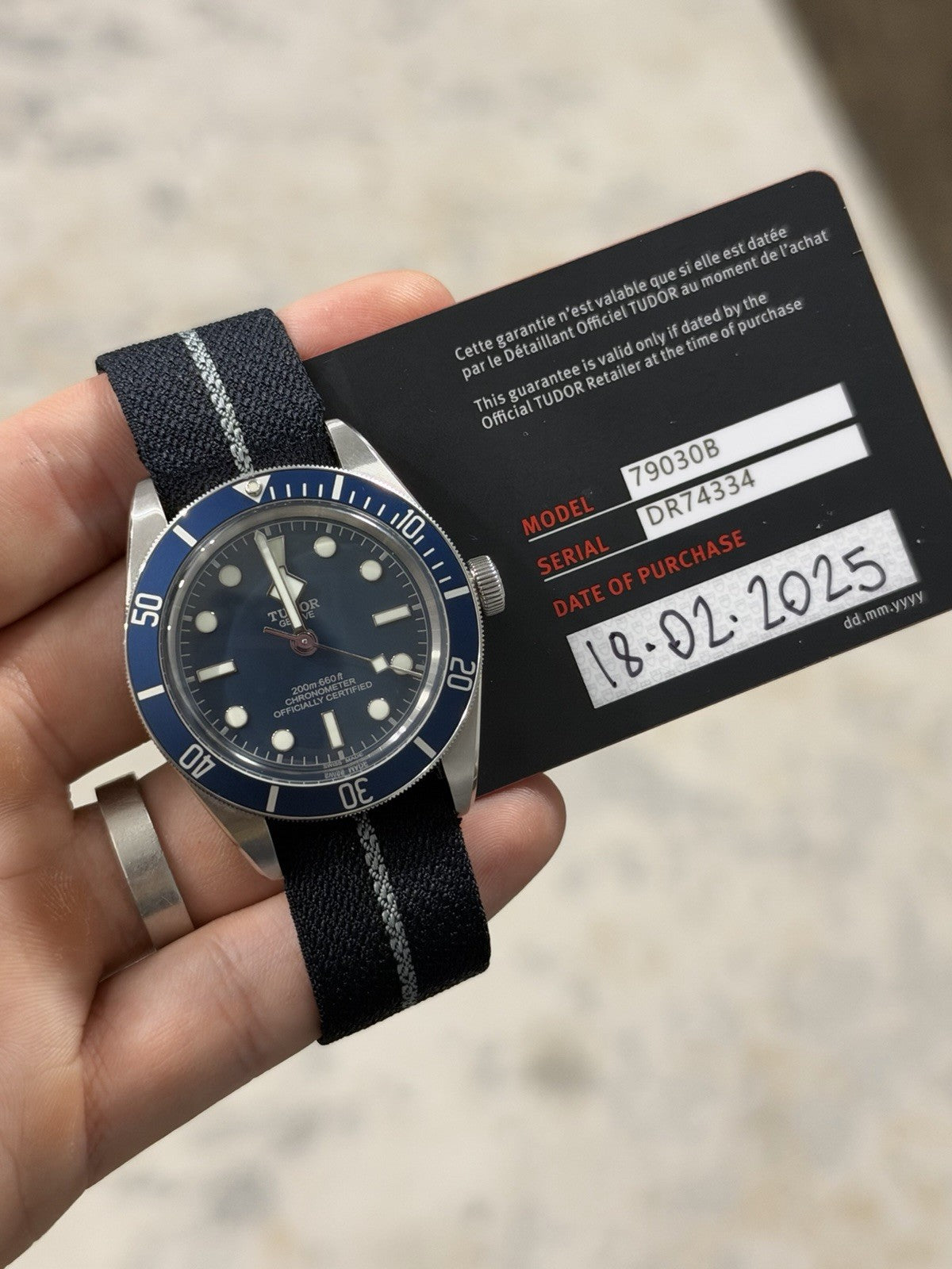 2025 Tudor Black-Bay Stainless Steel Blue 39mm Automatic Men’s Watch 79030B