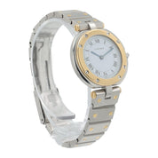 Cartier Santos Vendome Steel & Gold White Dial 27mm Quartz Women’s Watch 8191