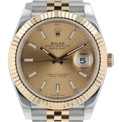 2025 Rolex Datejust Champagne Index Rolesor 41mm Automatic Men’s Watch 126333