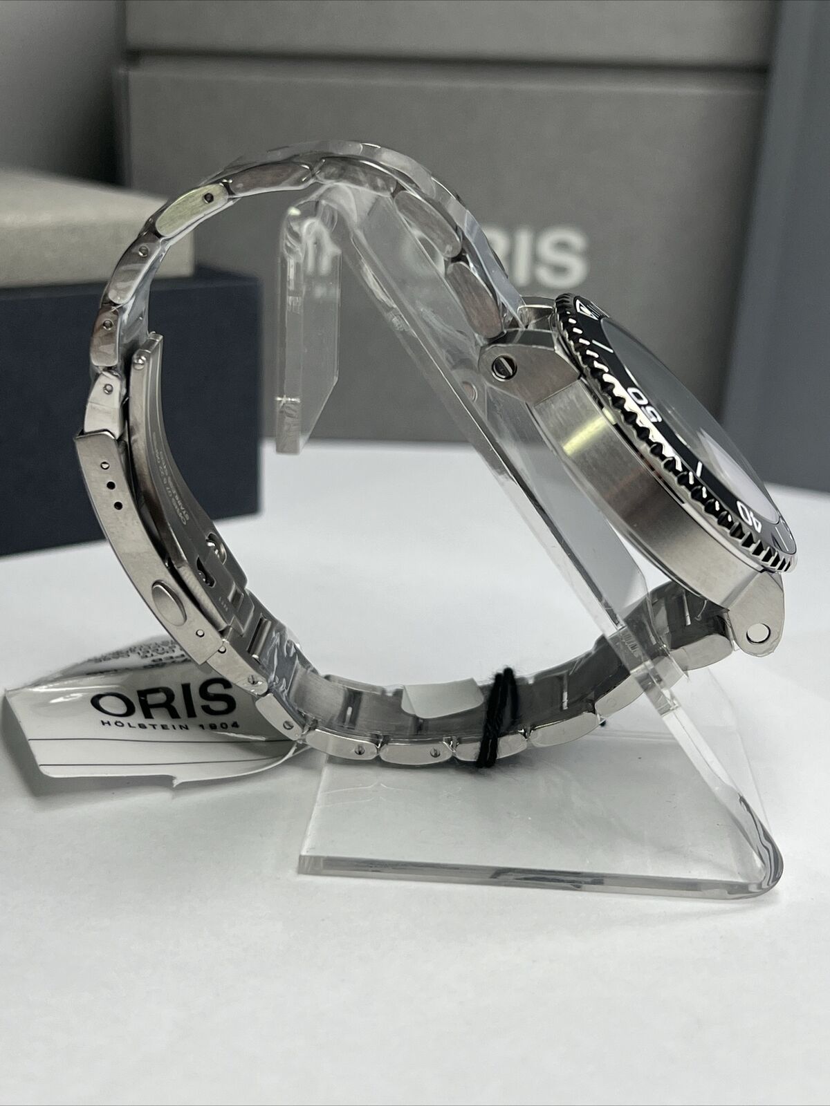 New Oris Aquis Date Automatic Blue Men's Watch 01 733 7766 4135 w/ Box & Papers