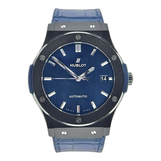 Hublot Classic Fusion Ceramic Blue 45mm Automatic Men’s Watch 511.CM.7170.LR