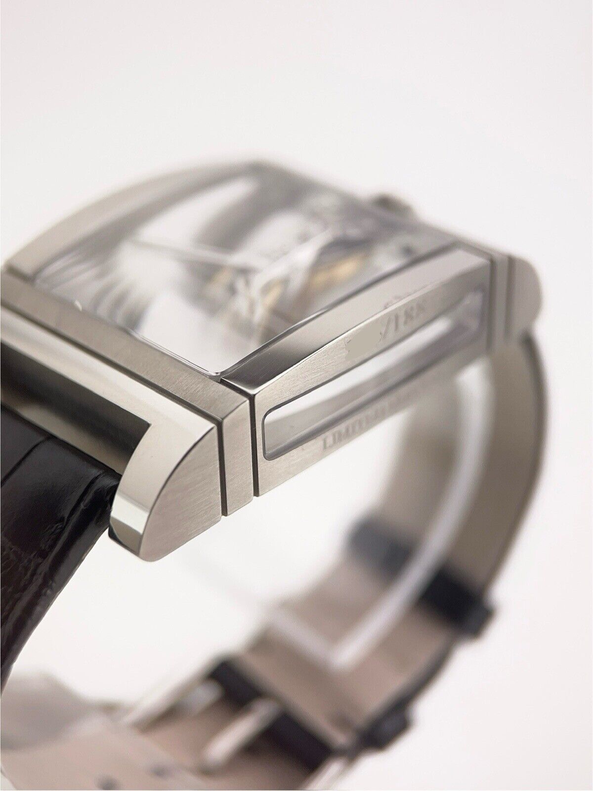 Corum Bridge LE Titanium Transparent Dial 34mm Manual Wind Men’s Watch 5.0037