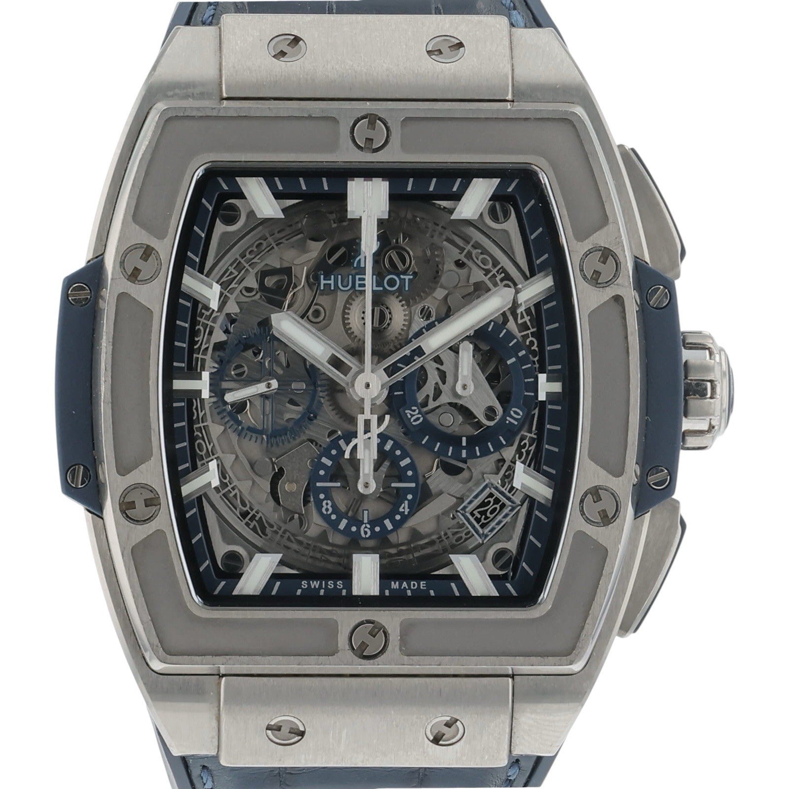 Hublot Spirit Of Big Bang Titanium Skeleton Dial 45mm Auto Men's 601.NX.7170.LR