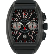Franck Muller Conquistador Steel Black Dial 40x34mm Automatic Mens 8005 K CC NE