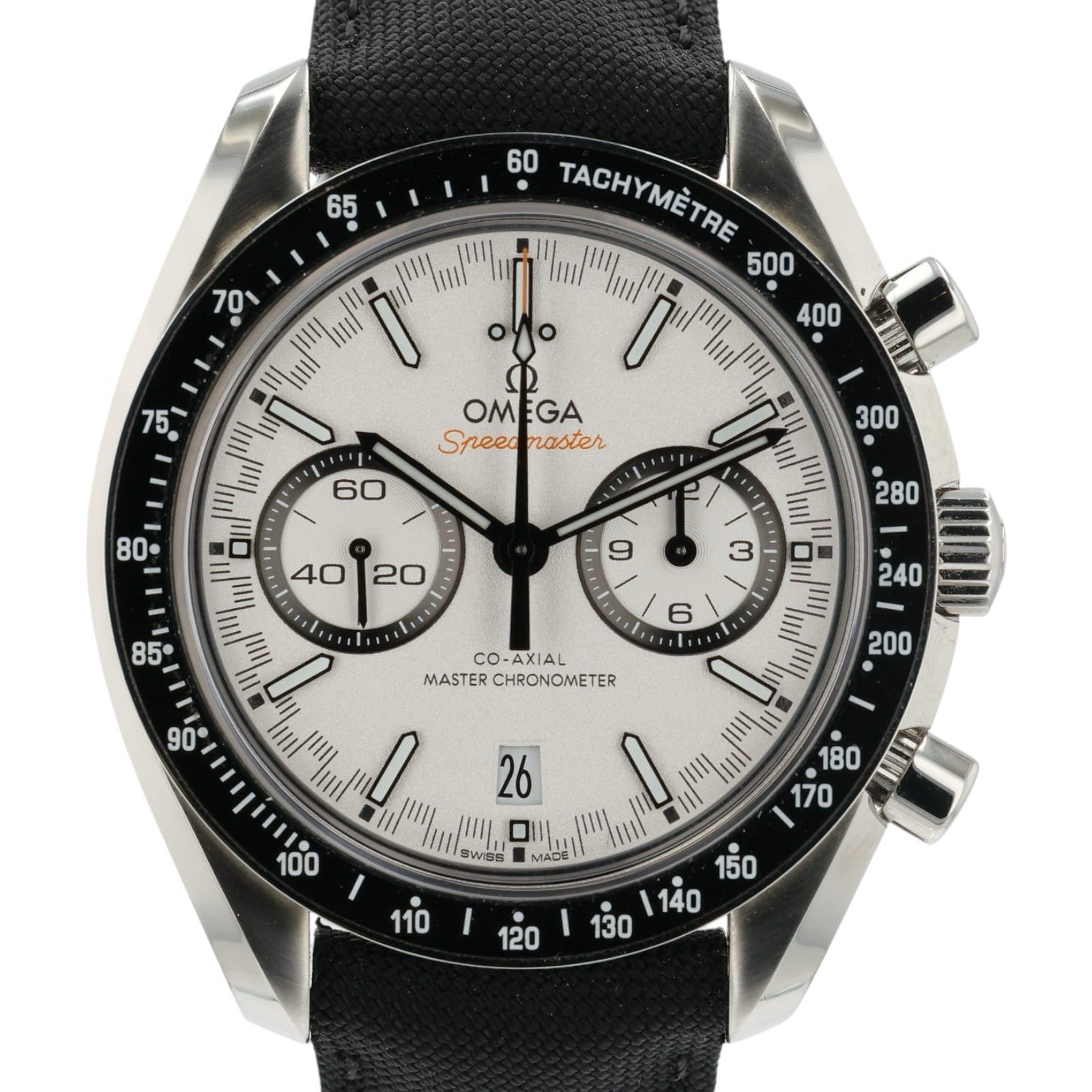 Omega Speedmaster White Dial Steel 44mm Automatic Mens Watch 329.33.44.51.04.001