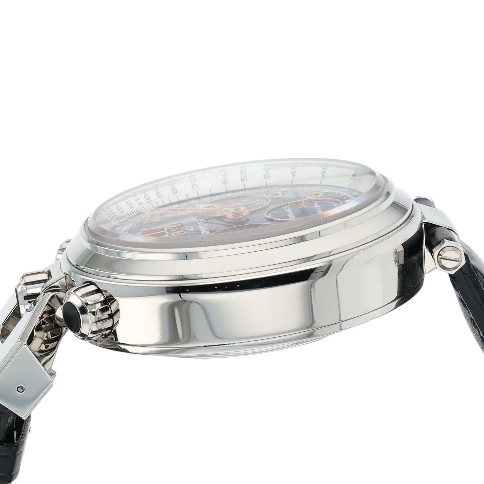 NEW 2025 Bovet Sportster Saguaro Stainless Steel Blue Dial 46mm Watch SP0419