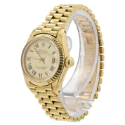 Rolex Ladies Datejust Buckley Dial 18k Yellow Gold  26mm Automatic Womens 6917