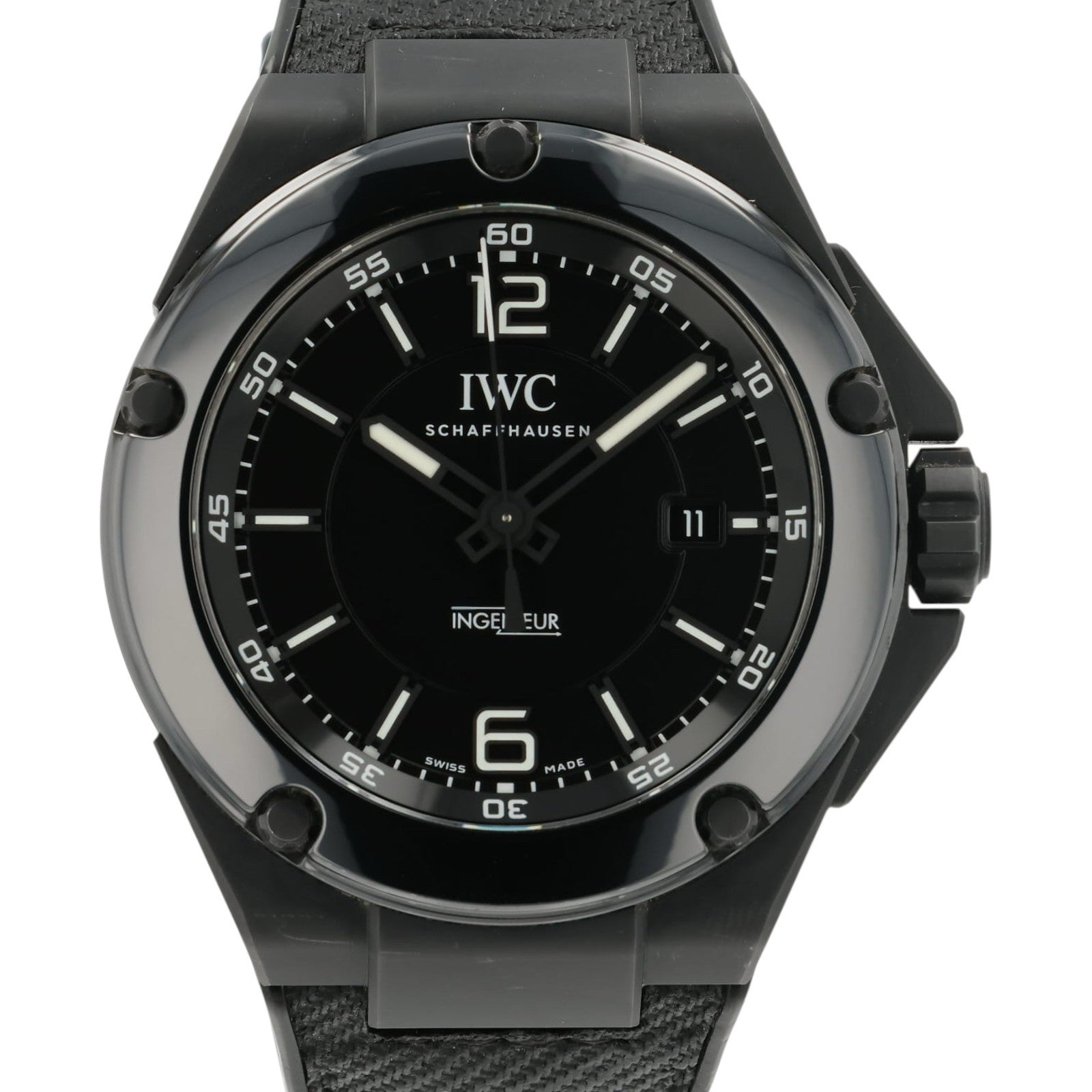 IWC Ingenieur AMG Black Series Black Dial Ceramic 46mm Automatic Mens IW322503